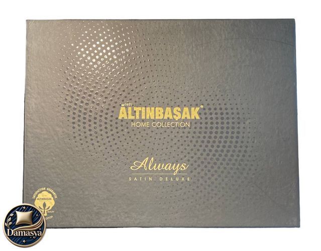 Сатин Страйп Altinbaśak Gri