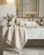 Комплект Рушників Maison D`or Sanda Beige, Бежевий, Бавовна, Махрова, Бахрома, Фірмова упаковка, Сет 2шт: 50х100см; 85х150см, Туреччина